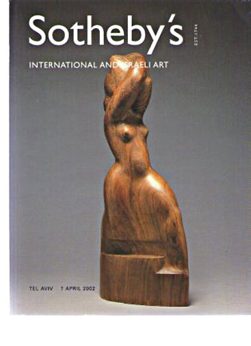 Sothebys 2002 International and Israeli Art - Click Image to Close