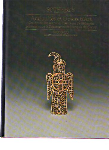 Sothebys 1987 Ganay Collection Antiquities & Objets d'Art