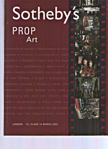 Sothebys 2002 Prop Art The Ken Paul Collection - Click Image to Close