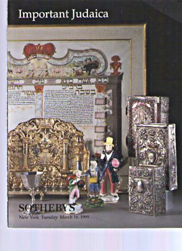 Sothebys 1999 Important Judaica