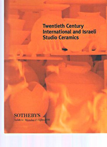 Sothebys 1998 20th C International & Israeli Ceramics