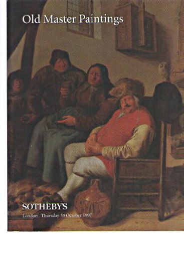Sothebys October 1997 Old Master Paintings