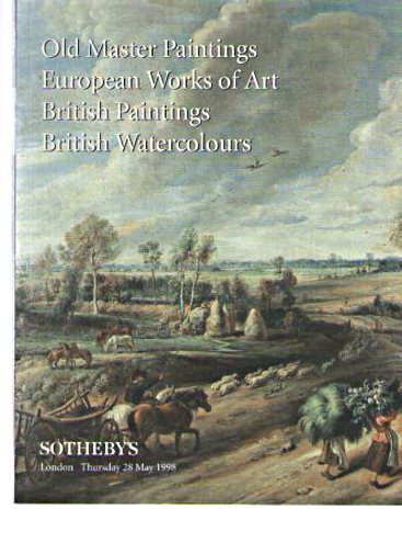 Sothebys 1998 Old Master & British Paintings, Works of Art