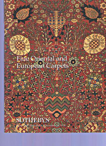 Sothebys December 1998 Fine Oriental & European Carpets