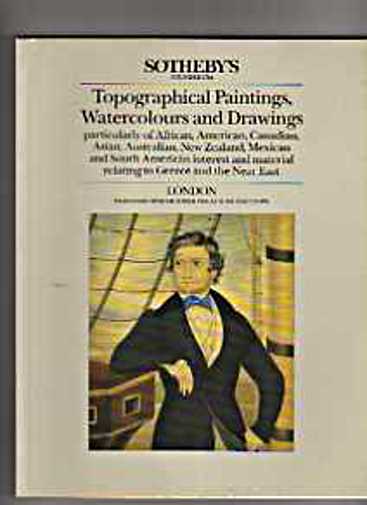 Sothebys 1986 Topographical Paintings, Watercolours & Drawings - Click Image to Close