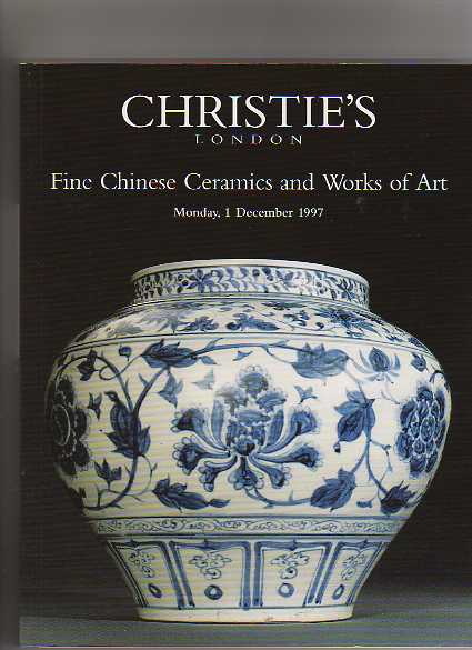 Christies December 1997 Fine Chinese Ceramics & Works of Art