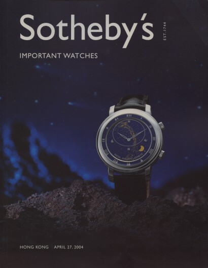 Sothebys 2004 Important Watches