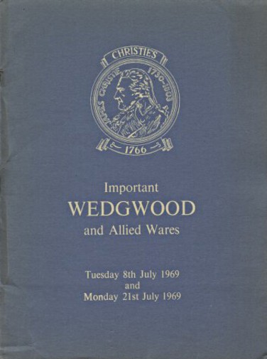 Christies 1969 Important Wedgwood & Allied Wares