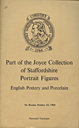 Christies Oct 1964 Joyce Coll. Staffordshire Portrait Figures (Digital only)