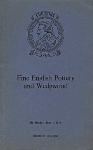Christies 1970 Fine English Pottery and Wedgwood