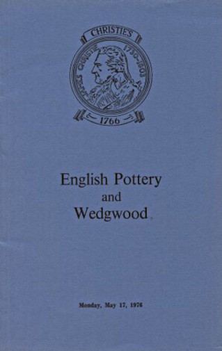 Christies 1976 English Pottery and Wedgwood