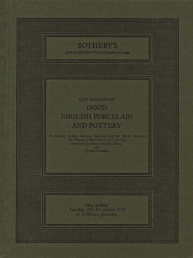 Sothebys 1979 Good English Porcelain and Pottery (Digital only)