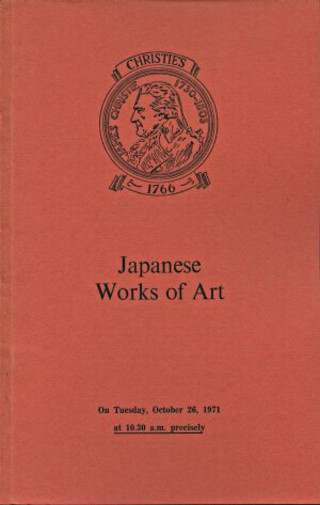 Christies 1971 Japanese Works of Art & Wood & Ivory Netsuke