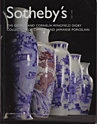 Sothebys June 2003 Digby Collection Chinese & Japanese Porcelain (Digital Only)