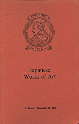 Christies 1971 Japanese Works of Art