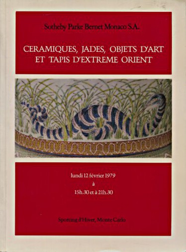 Sothebys 1979 Ceramics, Jades, Works of Art etc