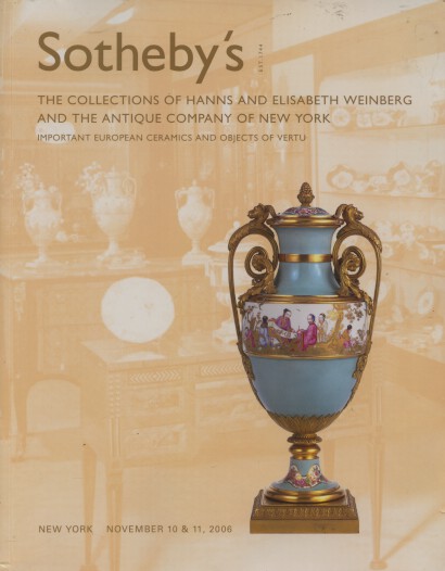 Sothebys 2006 Weinberg Collection European Ceramics