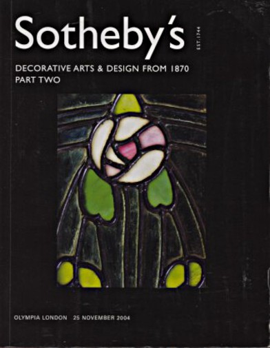 Sothebys 2004 Decorative Arts & Design from 1870 Part 2