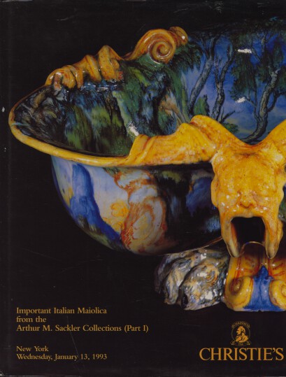 Christies 1993 Sackler Collection Important Italian Maiolica (Digital only)