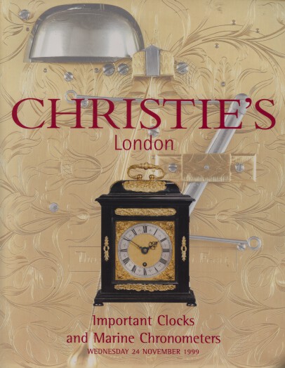 Christies 1999 Important Clocks & Marine Chronometers