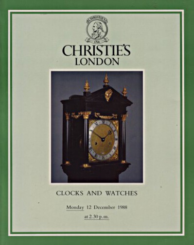 Christies 1988 Clocks and Watches