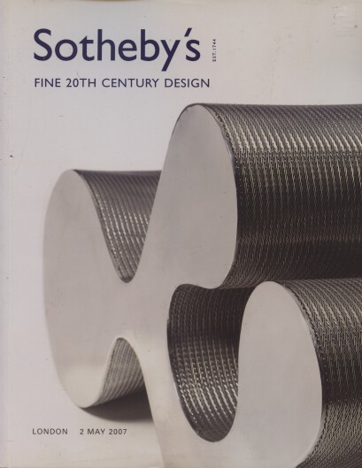 Sothebys May 2007 Fine 20th Century Design