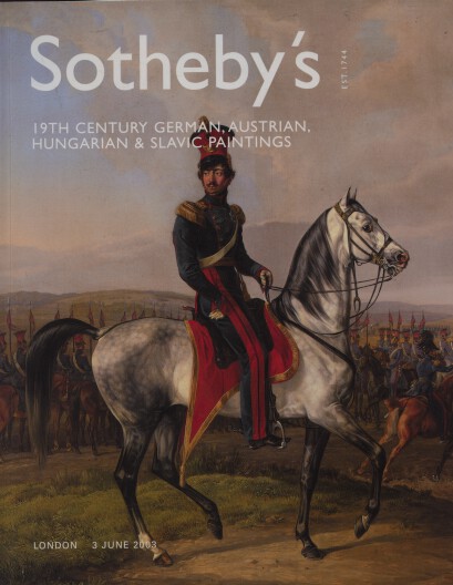 Sothebys 2003 19th Century German, Austrian Paintings