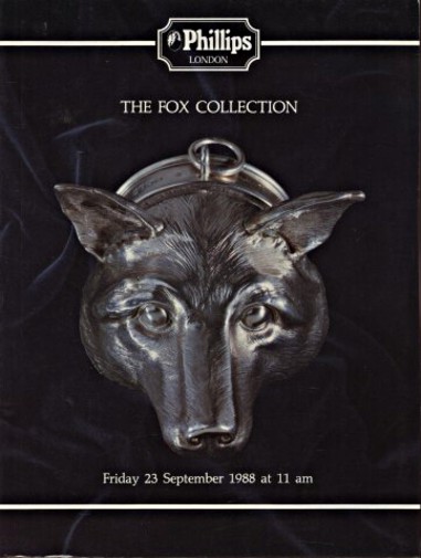 Phillips 1988 Silver by the Fox Family of Siversmiths