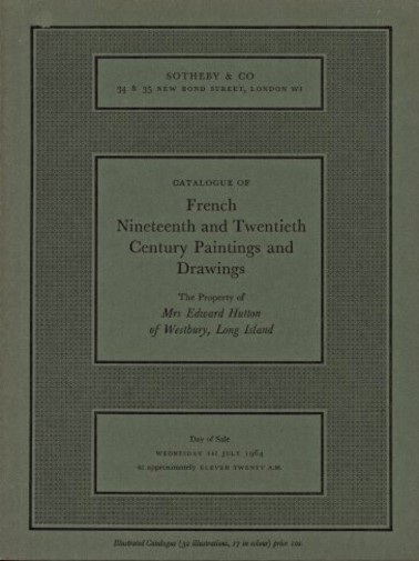 Sothebys 1964 French 19th & 20th Century Paintings