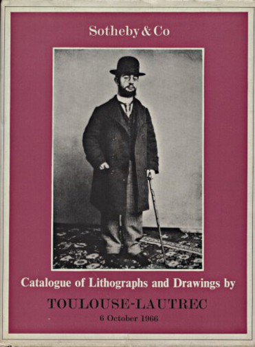 Sothebys 1966 Lithographs & Drawings by Toulouse-Lautrec
