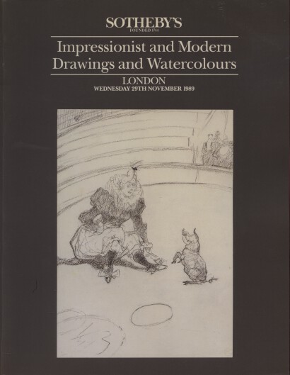 Sothebys 1989 Impressionist & Modern Drawings & Watercolours