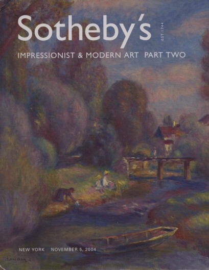 Sothebys 2004 Impressionist & Modern Art Part Two