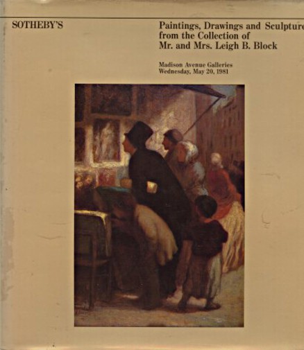 Sothebys 1981 Block Collection Impressionist & Modern Paintings