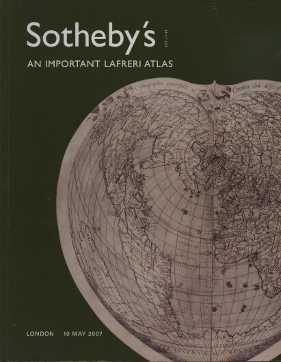 Sothebys 2007 An Important Lafreri Atlas