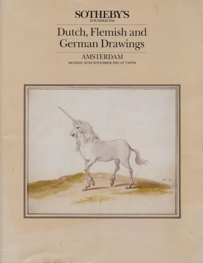 Sothebys 1985 Dutch, Flemish & German Drawings