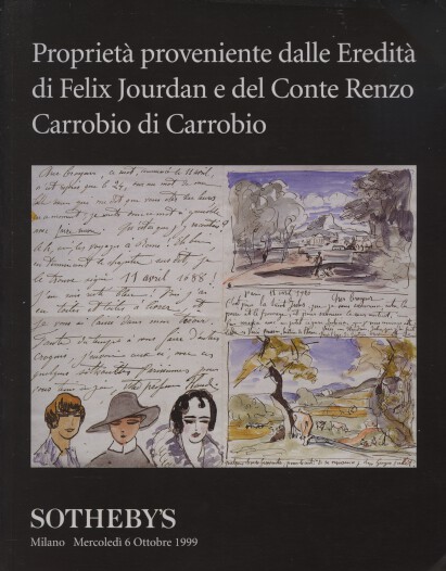 Sothebys 1999 Jourdan & Carrobio Collection Books, Old Masters (Digital only)