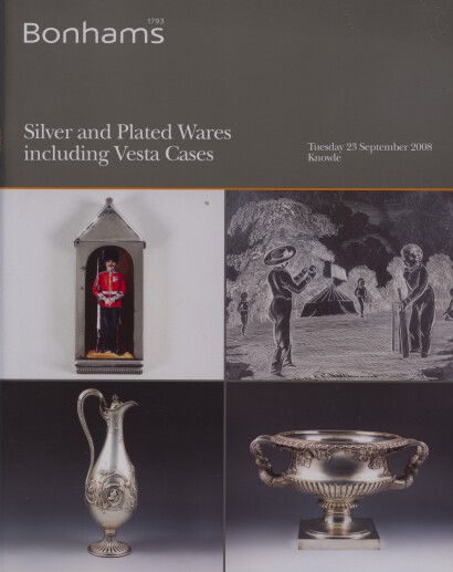 Bonhams 2008 Silver & Plated Wares including Vesta Cases