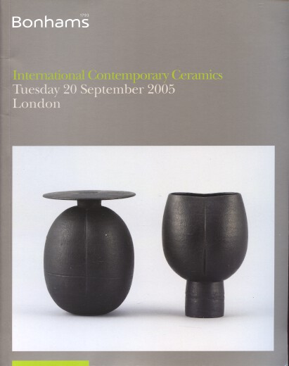 Bonhams September 2005 International Contemporary Ceramics