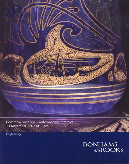 Bonhams & Brooks 2001 Decorative Arts & Contemporary Ceramics