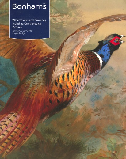 Bonhams 2003 Watercolours & Drawings inc. Ornithological Pictures