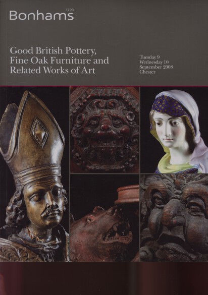 Bonhams September 2008 British Pottery, Oak Furniture, etc (Digital only)