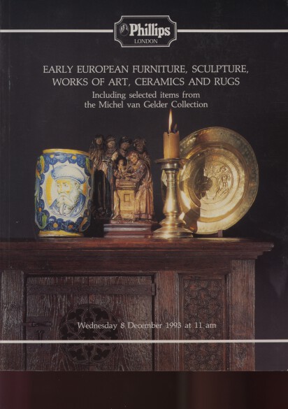 Phillips 1993 Early European Furniture, van Gelder Coillection
