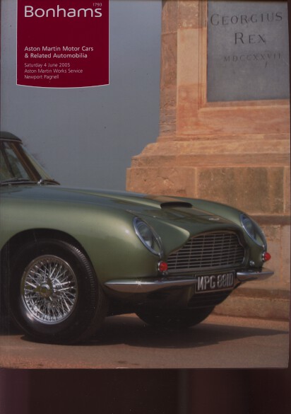 Bonhams 2005 Aston Martin Motor Cars & Related Automobilia