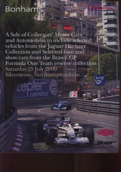 Bonhams 2009 Jaguar Heritage Collection, Formula One Cars