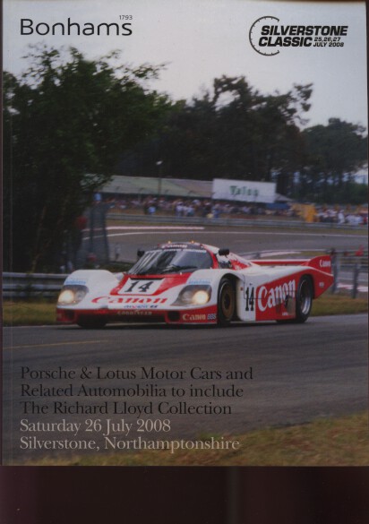 Bonhams 2008 Porsche & Lotus Motor Cars & Lloyd Collection