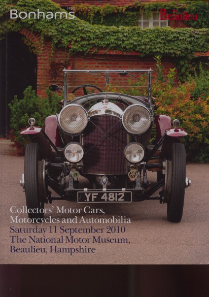 Bonhams 2010 Collectors Motor Cars, Motorcycles & Automobilia