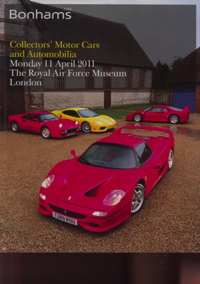 Bonhams April 2011 Collectors Motor Cars & Automobilia