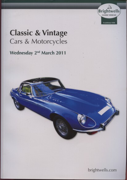 Brightwells March 2011 Classic & Vintage Cars & Motorcycles - Click Image to Close