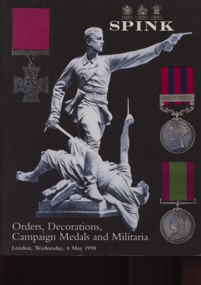 Spink 1998 Orders, Decorations, Campaign Medals, Militaria (Digital only)