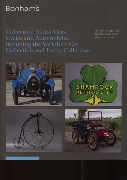 Bonhams 2007 Collectors' Motor Cars, Cycles & Automobilia